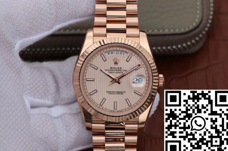 Day II 40mm Rolex Date EW 228235 Factory Rosegold Dial 0121